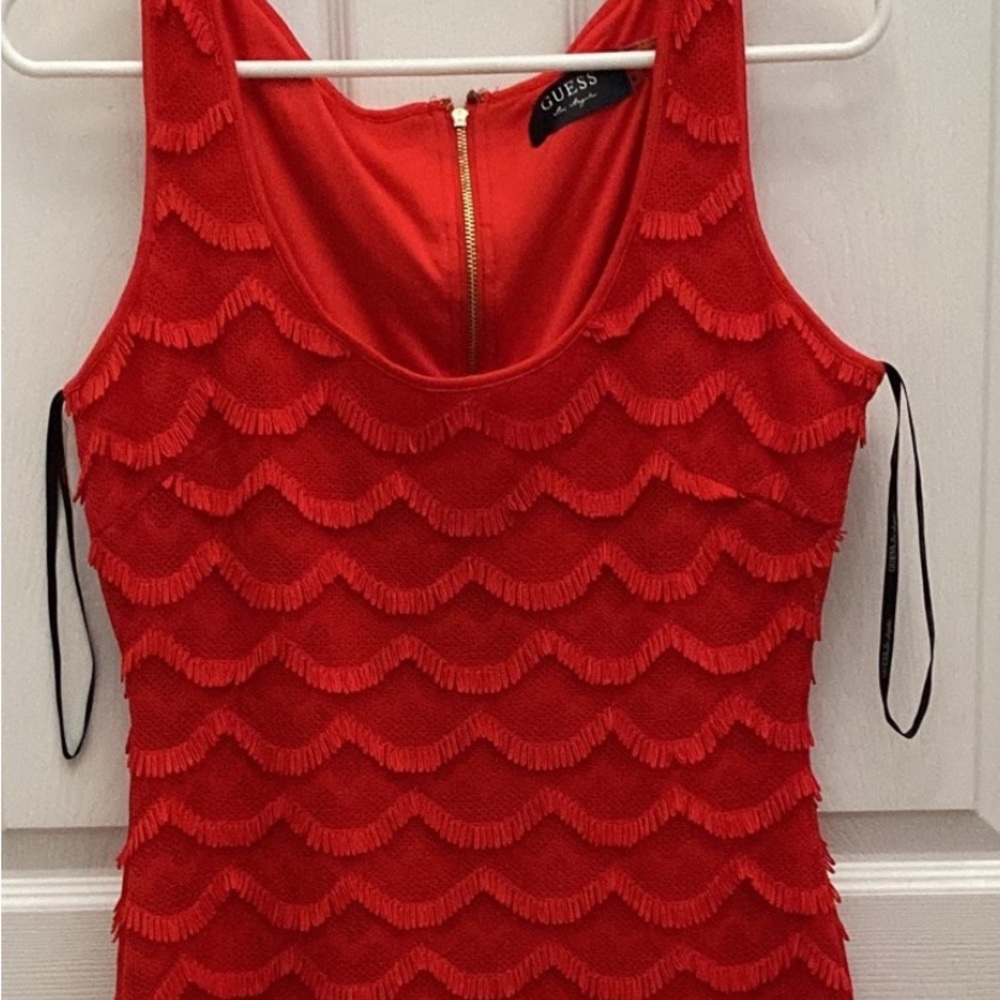 GUESS red tank short dress